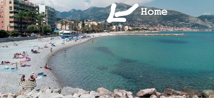 Cosy 2 pièces, résidence en front de mer, Roquebrune Cap Martin Extérieur photo